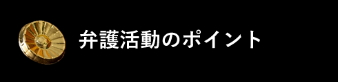 弁護活動のポイント